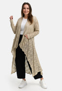 Kekoo Veste en tricot Long 'Cotton'