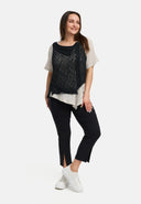 Kekoo Knitted Wrap Asymmetric 'Cotton'