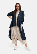 Kekoo Veste en tricot Long 'Cotton'