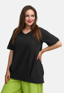 Longshirt van linnen in ballon silhouet 'Venti'