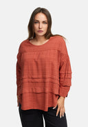 Väljä tunika kerrosleikkauksella 'Ferina'