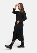 Robe en ligne A avec fronces 'Ferina'