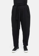 Pants with Tie Belt made from Hemp-Cotton Mix 'Elure'