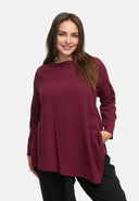 Väljästi laskeutuva tunika hamppu-puuvillasekoitteesta 'Elure'