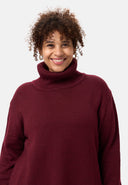 'Vella' Strickpullover – Weicher Baumwollmix mit Wollanteil & Rollkragen