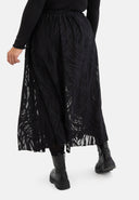 Jupe courte en dentelle « Veloura » – Taille unique, longueur mollet