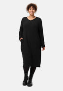 'Vera' vestido - negro intenso y estructura sutil