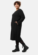 'Vera' vestido - negro intenso y estructura sutil