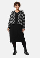 'Vera' vestido - negro intenso y estructura sutil