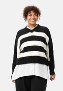 'Vella' jersey de punto - look oversize informal con contenido de lana