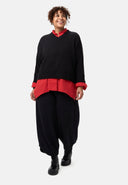'Vella' jersey de punto - punto premium suave con escote en V
