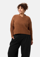 'Vella' jersey de punto - punto premium suave con escote en V