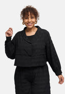 Chaqueta-blusa "Norina" – mezcla de viscosa, corta