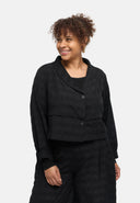 Chaqueta-blusa "Norina" – mezcla de viscosa, corta