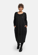Robe salopette « Verona » – mélange coton, midi
