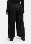 Pantalon « Verona » – mélange de coton, coupe palazzo