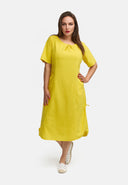 Leinen Kleid in A-Linie 'Venti'