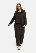 'Brunel' Hose – cozy stretch, edel strukturiert & verstellbarem Saum