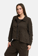 'Brunel' Jacke – gezellige stretch, edel gestructureerd & Hemdkragen
