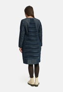 'Noelle' klänning – denim, glans & festlig