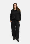 'Brunel' Hose – cozy stretch, edel strukturiert & verstellbarem Saum