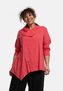 'Valeria' Jas – licht, asymmetrisch & modern