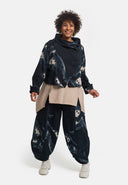 'Velisse' veste – stretch coton, col châle