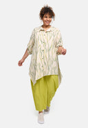 'Livia' Blusen-Tunika – leicht, figurumspielend & künstlerisch gemustert