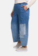 Pantalones 'Sky' – Denim de primera calidad, parche y elástico