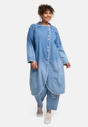 Casaco 'Sky' – Denim Premium, Lavagem Ombre & Elasticidade