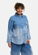 Blouse 'Sky' – Denim de qualité, Patch & Extensible