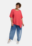 'Crissa' Tunic – pleated, light & modern-asymmetrical