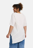 'Crissa' Tunic – pleated, light & modern-asymmetrical