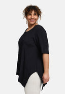 'Crissa' Tunic – pleated, light & modern-asymmetrical