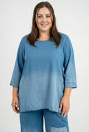 'Inea' Denimskjorte – blød og luftig