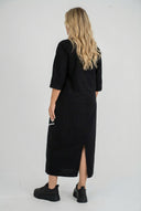 'Saria' Midiklänning – ren, bekväm & naturlig