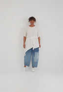 'Crissa' V-kaula-aukko tunika – kevyt, rento & vartaloa imarteleva