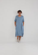 'Alina' Jurk – A-lijn, zacht & met trekkoorddetails